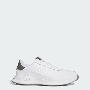 Buty S2G Spikeless Leather 24 Golf Bialy