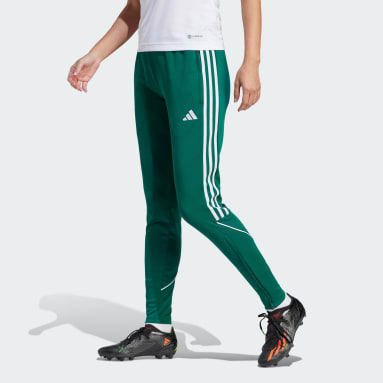 Adidas Women's Tiro 21 Aeroready Translucent Track Pants Wild Pine/Acid  Yellow