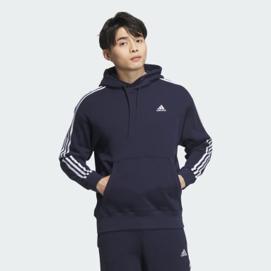 アディダス プルオーバー パーカー グレー THREE STRIPES トップス