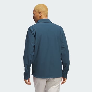 adidas Veste Go-To Shirt Turquoise Hommes Golf