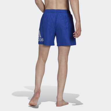 Men Sportswear Blue CLX Short Length Swim Shorts