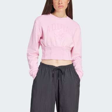 Buzo discount rosa adidas