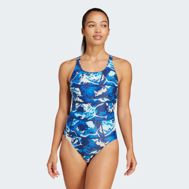 Adidas boyleg swimsuit top
