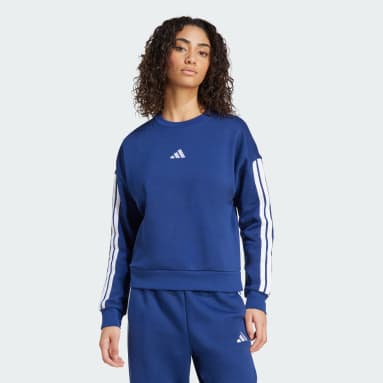 Essentials 3-Stripes Fleece Sweatshirt