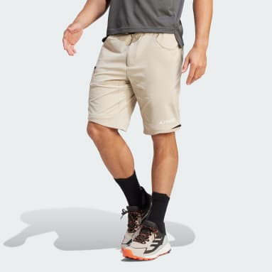 Mænd TERREX Beige Terrex Utilitas Hiking Zip-Off bukser