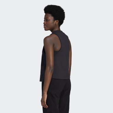 Women adidas_by_stella_mccartney Black 스텔라 로고 탱크탑
