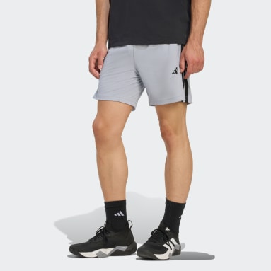 WORKOUT ESSENTIALS BASE 3-STRIPES PIQUE SHORT 7inch