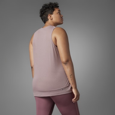 Camiseta sin mangas Authentic Balance Yoga Violeta Mujer Yoga