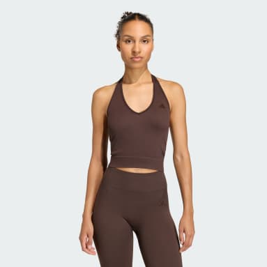 Workout Essentials Knit Halterneck T-skjorte