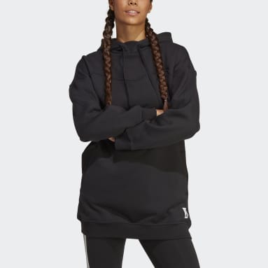 Women Sportswear Black Lounge Fleece Hoodie