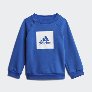 Deti Sportswear biela Súprava 3-Stripes Fleece Jogger