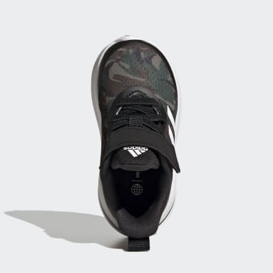 Børn Sportswear Sort FortaRun Sport Running Elastic Lace and Top Strap sko