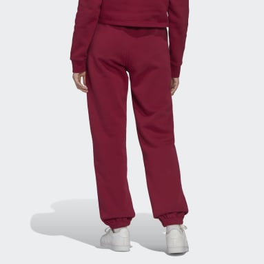 Women Originals Red Adicolor Essentials Fleece Joggers