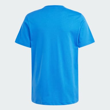 Børn Fodbold Blå FIGC KIDS TEE