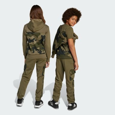Seasonal Essentials Camo French Terry Kids Cargohose