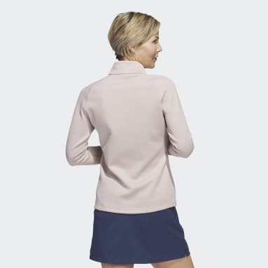 Pull de golf 1/4-Zip Marron Femmes Golf