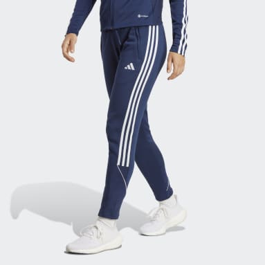 Adidas Originals Women's Archive Series Running Track Pants-Blue/Red