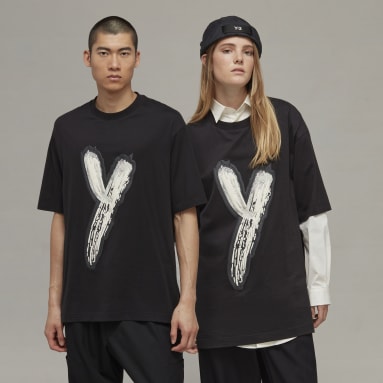 Y-3 Black Y-3 Graphic Logo T-Shirt