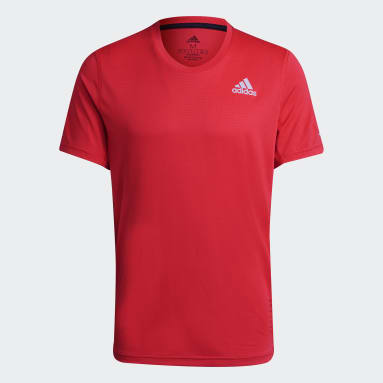 Playera de Running adidas HEAT.RDY Rojo Hombre Running