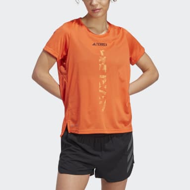T-shirt de trail running Terrex Agravic Orange Femmes TERREX