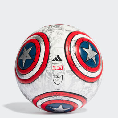 Soccer White Marvel MLS Captain America Training Ball