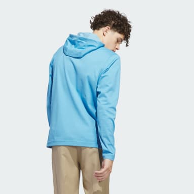 adidas Nice Knitted Hoodie - Blue, Men's Lifestyle