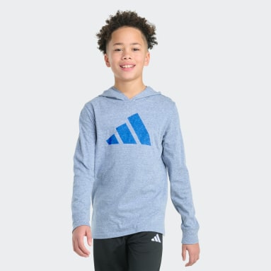 Long Sleeve Hooded Snow Heather Tee