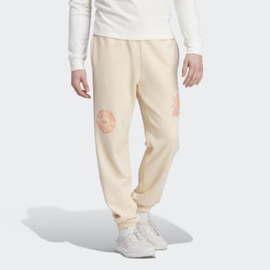 남성 Lifestyle Beige 그래픽 글라이드 스웨트 팬츠