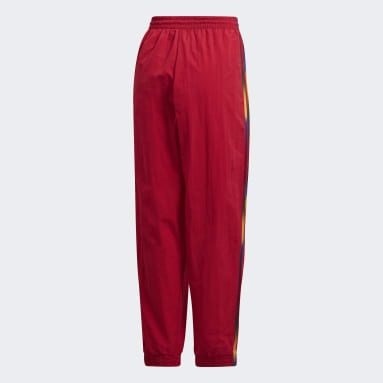 Pantalón Adicolor Rojo Mujer Originals