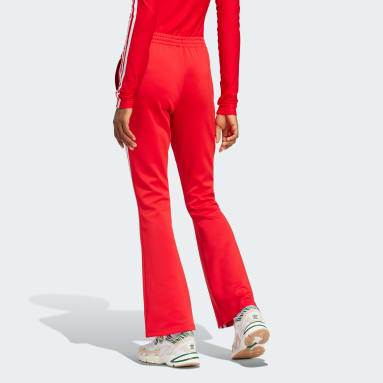 Pantalón Adilenium Flared Rojo Mujer Originals