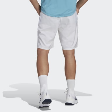 Männer Tennis Club 3-Streifen Tennis Shorts Weiß