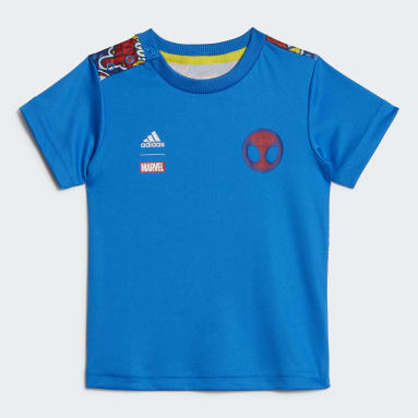 Conjunto de Verão Spider-Man adidas x Marvel Azul Criança Sportswear