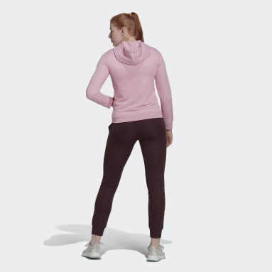 Frauen Sportswear Essentials Logo French Terry Trainingsanzug Rosa