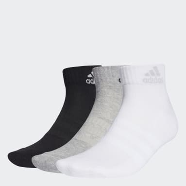 Cushioned Ankle Socks 3 Pairs Szary