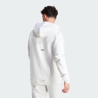 Hoodie New adidas Z.N.E. Premium Bianco Uomo Sportswear