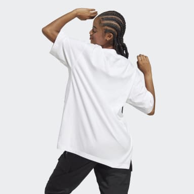 Playera Dance Oversized Blanco Mujer Sportswear