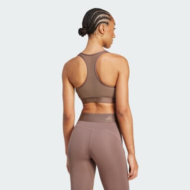 Brassière de training 3 bandes Powerreact Hyperglam Maintien moyen