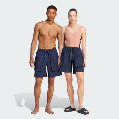 Originals Adventure Cargo-Badeshorts – Genderneutral Blau