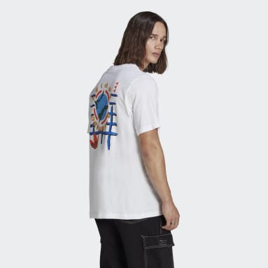 Men Originals White Wander Hour Short Sleeve Tee
