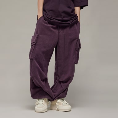 Women's Y-3 Purple Y-3 Cuffed Cargo Pants