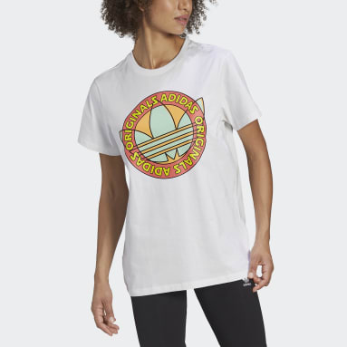 Frauen Originals Summer Surf T-Shirt Weiß