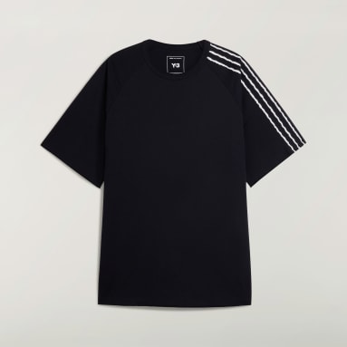 Y-3 RAW EDGE 3-Stripes SHORT SLEEVE TEE