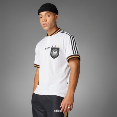 Camiseta Local Alemania 1996 Blanco Hombre Fútbol