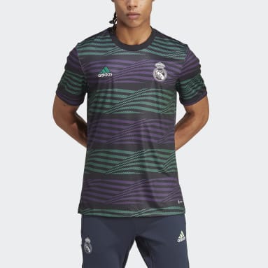 Camiseta Prepartido Real Madrid Negro Hombre Fútbol