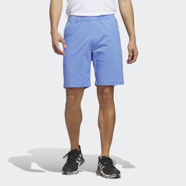 Men Golf Blue Ripstop Nine-Inch Golf Shorts