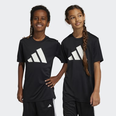 Děti Sportswear černá Tričko Train Essentials AEROREADY Logo Regular-Fit