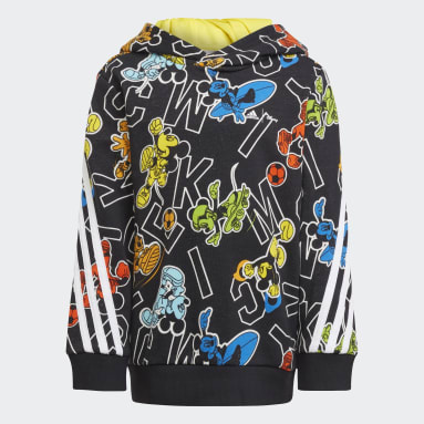Sweat-shirt à capuche adidas x Disney Mickey Mouse noir Enfants 4-8 Years Sportswear