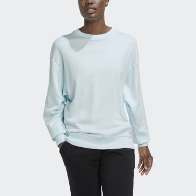 Buzo Studio Lounge Holgado Azul Mujer Sportswear