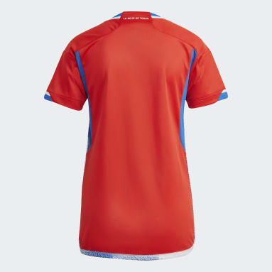 Women Football Red Chile 22 Home Jersey