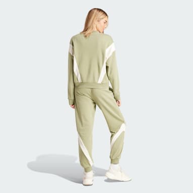Survetement adidas vert femme on sale